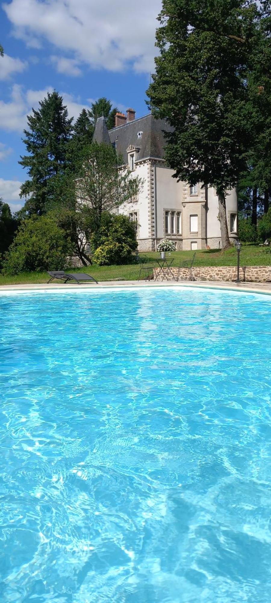 Bed and Breakfast Chateau Maleplane Saint-Léonard-de-Noblat Exterior foto